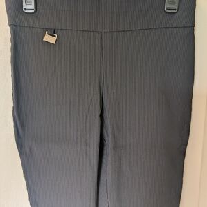 Black Pinstripe Pants